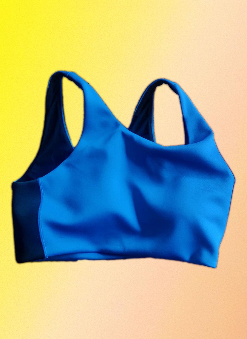 Masectomy workout top with breast forms